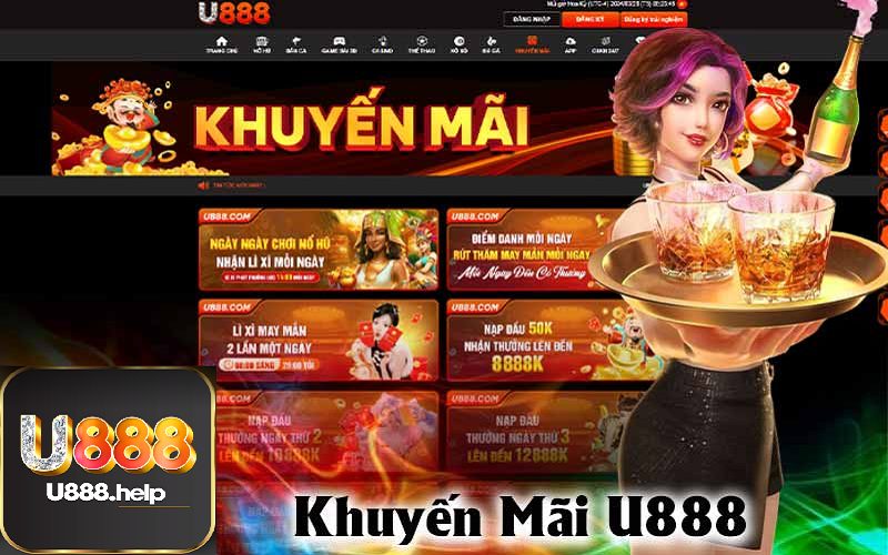 Ưu đãi của U888 có giá trị rất hấp dẫn